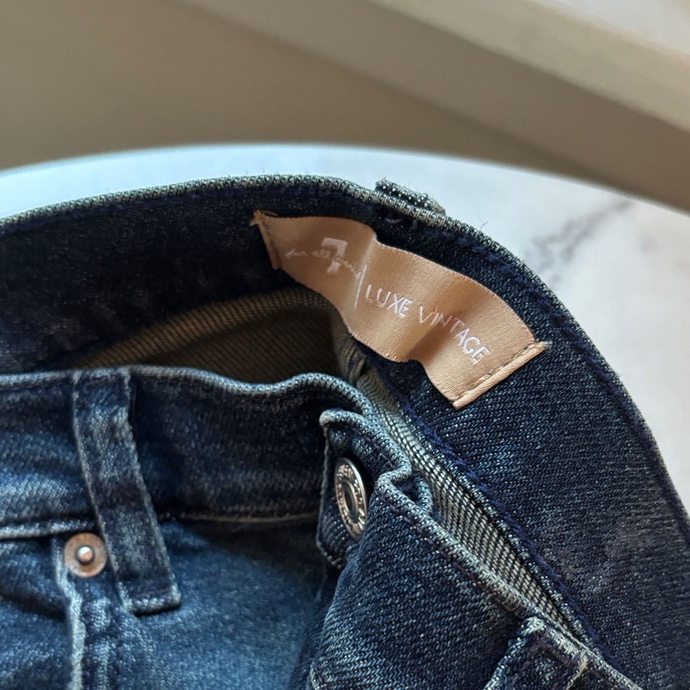 NWT 7 for All Mankind Luxe Vintage Josefina Slim Boyfriend Jeans - Picture 3 of 6